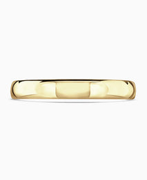 9ct Yellow Gold Ultra Light Gauge 3.5mm Ring