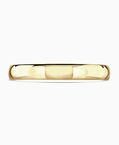 9ct Yellow Gold Ultra Light Gauge 3.5mm Ring