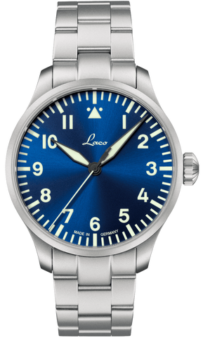 Laco Watch Pilot Basic Augsburg Blue Hour Bracelet 862100.MB