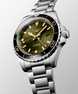 Longines Watch Hydroconquest GMT Sunray Green Bracelet
