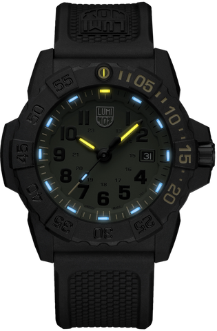 Luminox Navy Seal Foundation 45mm Military Dive Watch XS.3517.NSF.SET - detail view