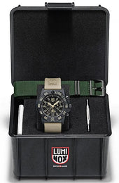 Luminox Navy Seal Foundation Chronograph 3580 Series Watch XS.3590.NSF.SET - detail view