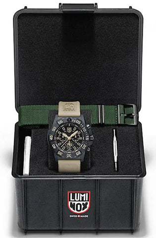 Luminox Navy Seal Foundation Chronograph 3580 Series Watch XS.3590.NSF.SET - detail view