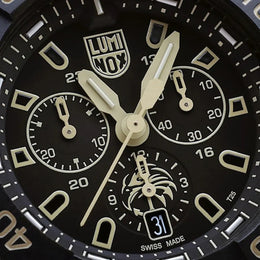 Luminox Navy Seal Foundation Chronograph 3580 Series Watch XS.3590.NSF.SET - detail view