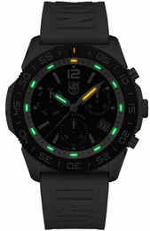 Luminox Sea Pacific Diver Chronograph 3140 Black White Watch XS.3141 - detail view
