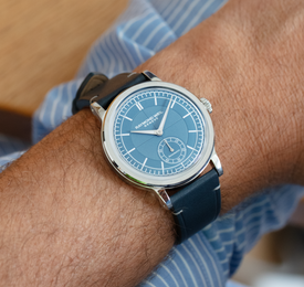 Raymond Weil Millesime Small Seconds Blue Denim Watch