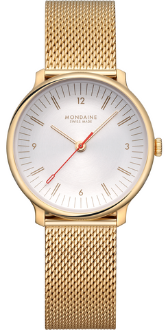 Mondaine Doppio 33mm Ladies Watch MLE.33111.SM