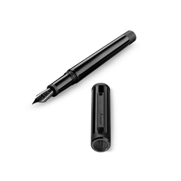 Montegrappa Zero Fountain Pen Ultra Black IP Steel Nib Medium