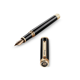 Montegrappa Zero Fountain Pen Yellow Gold IP Steel Nib Medium
