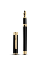 Montegrappa Zero Fountain Pen Yellow Gold IP Steel Nib Medium