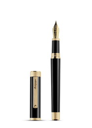 Montegrappa Zero Fountain Pen Yellow Gold IP Steel Nib Medium