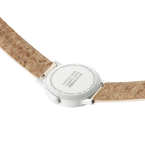 Mondaine Essence 41mm Off White Watch