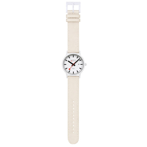 Mondaine Essence 41mm Off White Watch