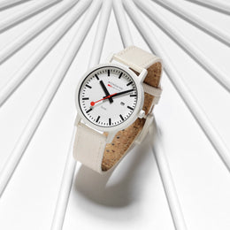 Mondaine Essence 41mm Off White Watch