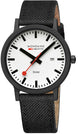 Mondaine Essence 41mm Black Watch MS1.41910.LB