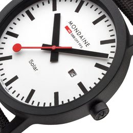 Mondaine Essence 41mm Black Watch