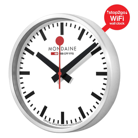 Mondaine Stop2Go Wifi Wall Clock