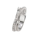 Marco Bicego Goa 18ct White Gold 0.19ct Diamond Crossover Ring, AG269 B2.