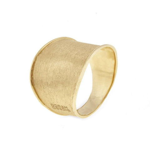Marco Bicego Lunaria 18ct Yellow Gold Wide Band Ring