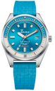 Squale Matic S Light Blue Rubber Watch MATICLBWLB.MRLB