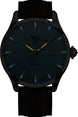 Ball Watch Company Trainmaster Eternity Watch with blue dial, leather strap, steel case