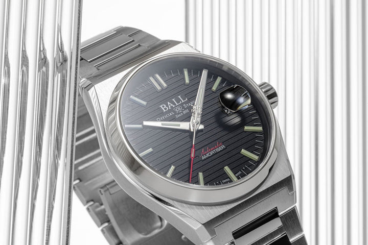 Ball Watch Company Roadmaster Perseverer 40mm Black Watch with steel bracelet, steel case