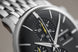 Junghans Meister Chronoscope Watch with grey dial, steel bracelet, steel case