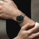 Junghans Meister Damen Automatic Watch with green dial, leather strap, steel case