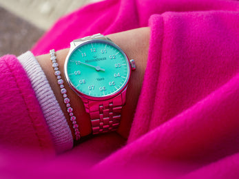 MeisterSinger Yaara Mint Silver Watch