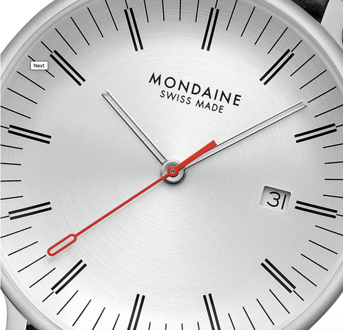 Mondaine Doppio 41mm Solar Watch