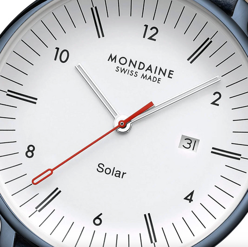 Mondaine Doppio 41mm Solar Watch