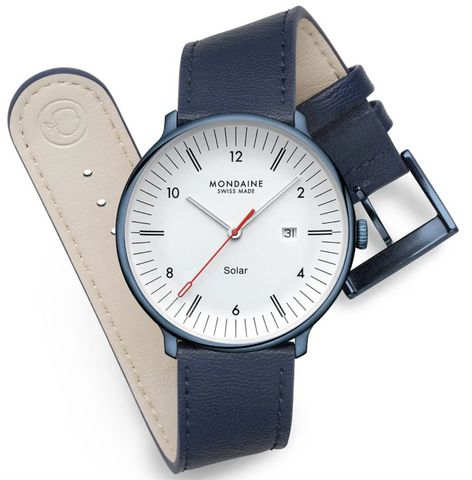 Mondaine Doppio 41mm Solar Watch