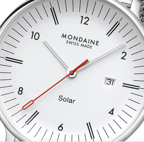 Mondaine Doppio 41mm Solar Watch
