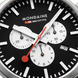 Mondaine Neo 41mm Black Vegan Grape Leather Watch