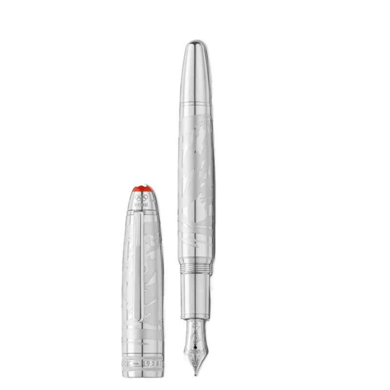 Montblanc Meisterstück X Olympic Heritage Chamonix 1924 Solitaire Legrand Fountain Pen F