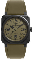 Bell & Ross Watch BR 03 Auto Military Ceramic BR03A-MIL-CE/SRB