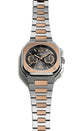 Bell & Ross BR 05 Chrono Grey Steel Gold Bracelet Watch
