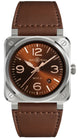 Bell & Ross Watch BR 03 Auto Golden Heritage BR03A-GH-ST/SCA