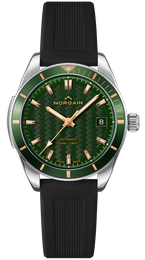 Norqain Watch Adventure 37mm Green & Gold Black Rubber N1800A84GA/E183/18BRE.16S