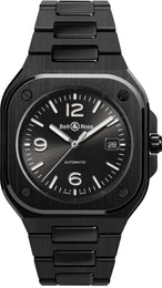 Bell & Ross BR 05 Black Ceramic Bracelet BR05A-BL-CE/SCE