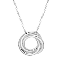 Sterling Silver Medium Russian Ring Necklace