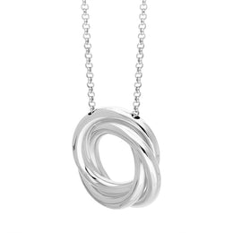 Sterling Silver Medium Russian Ring Necklace