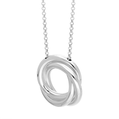 Sterling Silver Medium Russian Ring Necklace
