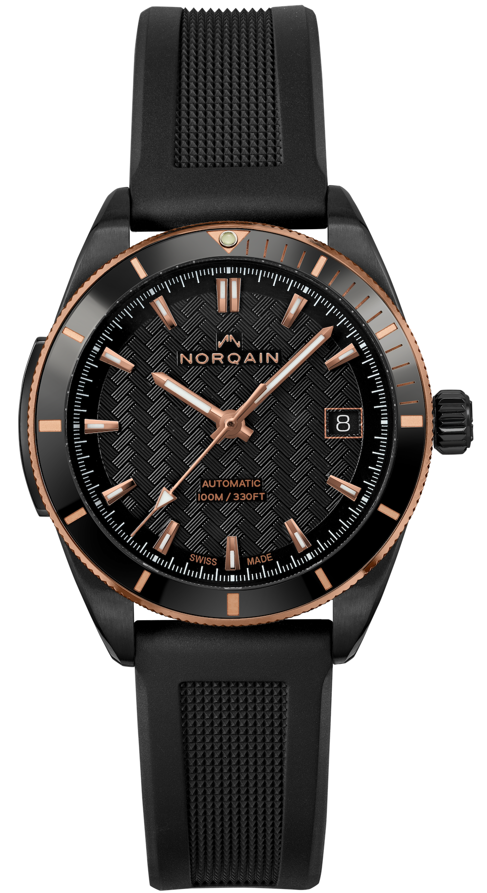 Norqain Adventure Sport 37mm DLC Gold Watch