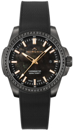 Norqain Watch Independence Black MOP And Diamonds Limited Edition NB3008SD03A/BM303/320BR.18B