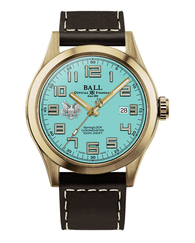 Ball Engineer III Army 43mm Turquoise Dial Bronze Watch