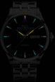 Ball Watch Company Trainmaster Eternity Watch with blue dial, steel bracelet, steel case