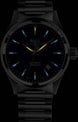 Ball Watch Company Fireman Victory Watch with blue dial, steel bracelet, steel case