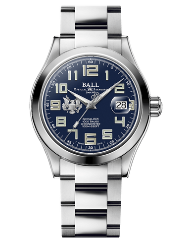 Ball Engineer III Army 40mm Blue Dial Bracelet Watch