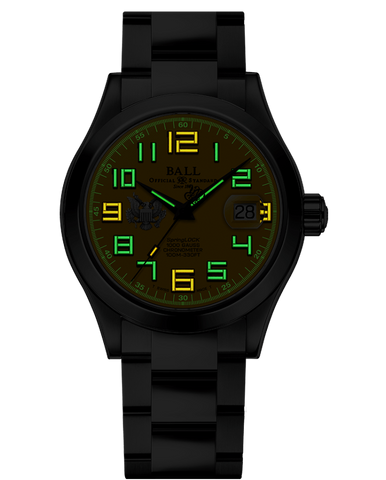 Ball Engineer III Army 40mm Yellow Dial Bracelet Watch
